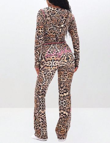 Pantaloni Baby Phat, animal print