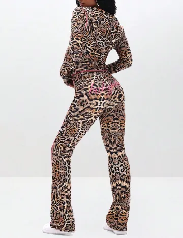 Pantaloni Baby Phat, animal print