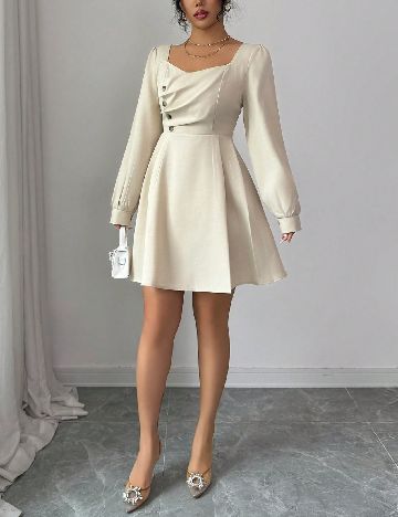 Rochie scurta SHEIN, bej