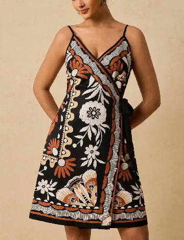 Rochie scurta SHEIN CURVE, mix culori