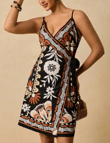 Rochie scurta SHEIN CURVE, mix culori