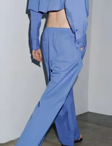 Pantaloni Zara, albastru