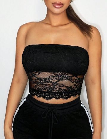Top SHEIN, negru