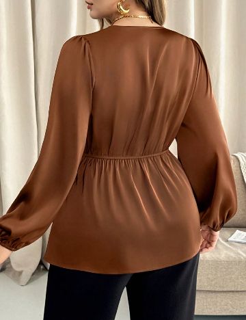 Bluza SHEIN CURVE, maro