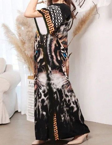 Rochie lunga SHEIN CURVE, mix culori