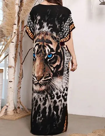 Rochie lunga SHEIN CURVE, mix culori