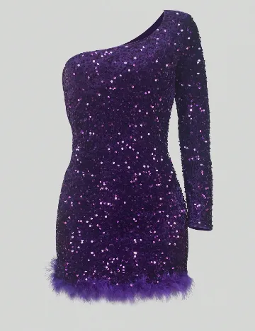 Rochie scurta SHEIN, mov