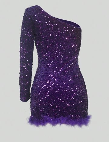 Rochie scurta SHEIN, mov