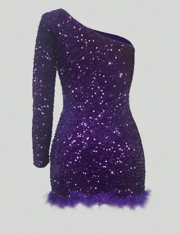 Rochie scurta SHEIN, mov