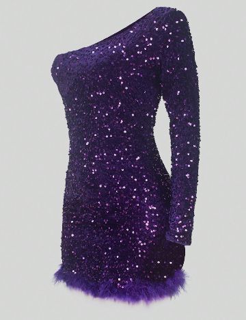 Rochie scurta SHEIN, mov