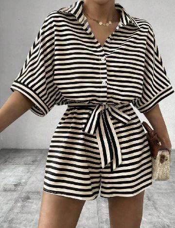 Salopeta SHEIN, crem