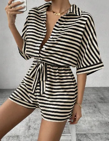 Salopeta SHEIN, crem