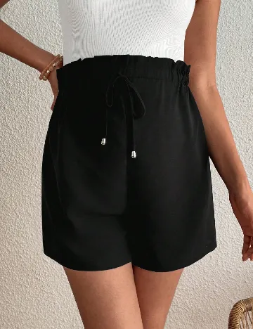 Pantaloni scurti SHEIN Maternity, negru