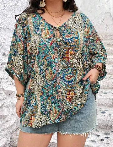 Bluza SHEIN CURVE, mix culori