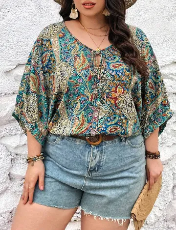 Bluza SHEIN CURVE, mix culori