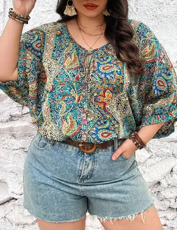 Bluza SHEIN CURVE, mix culori