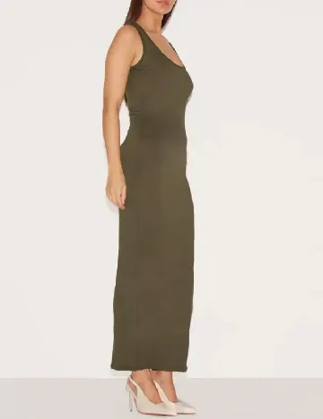 Rochie lunga PrettyLittleThing, verde