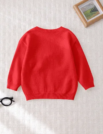 Bluza Cozy Pixies, rosu