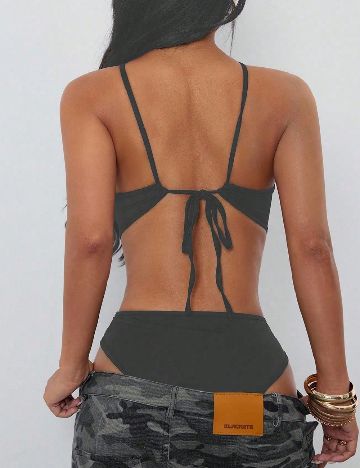 Body SHEIN, gri inchis