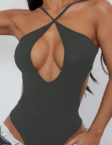 Body SHEIN, gri inchis