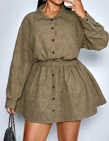 Compleu SHEIN CURVE, verde