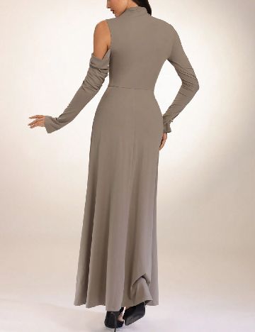 Rochie lunga SHEIN, maro deschis