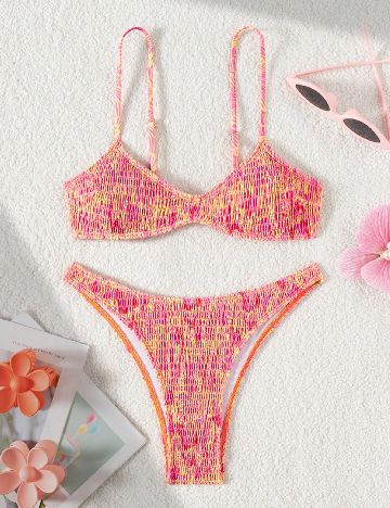 Costum de baie SHEIN, mix culori