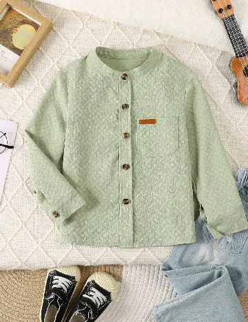 Camasa Shein Kids, verde