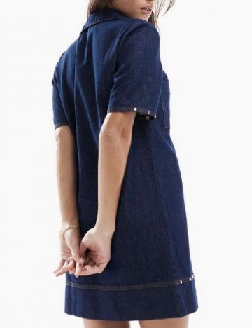 Rochie scurta ASOS, bleumarin