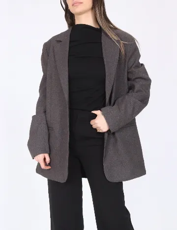 Sacou Oversize River Island, gri