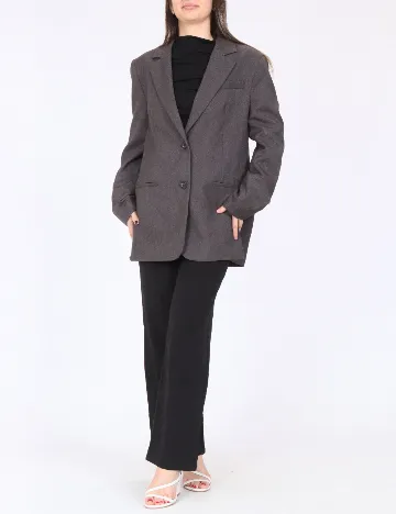 Sacou Oversize River Island, gri