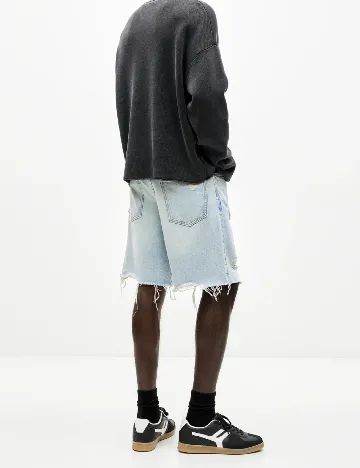 Pantaloni scurti Pull&Bear, bleu