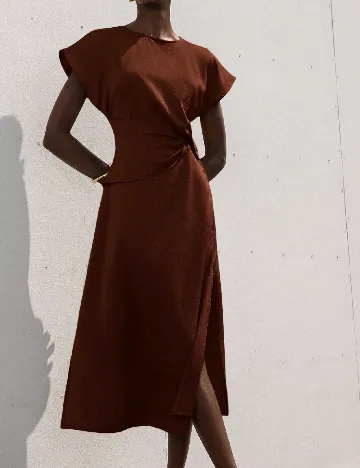 Rochie medie SHEIN, maro