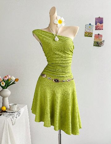 Rochie medie SHEIN, verde