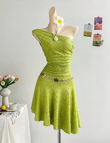 Rochie medie SHEIN, verde