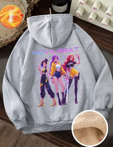 Hanorac Shein Kids, gri