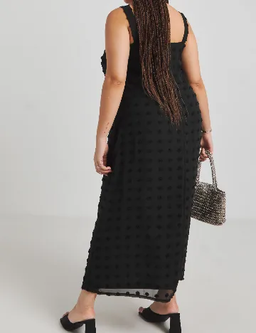 Rochie lunga Simply Be Plus Size, negru