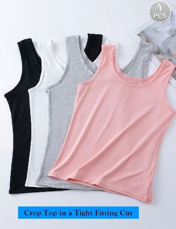 Set Maiouri 4 bucati SHEIN, mix culori