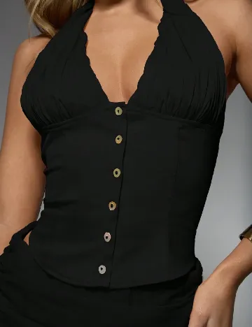 Top Missguided, negru