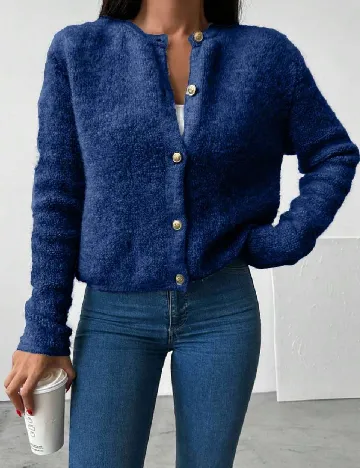 Cardigan SHEIN, albastru