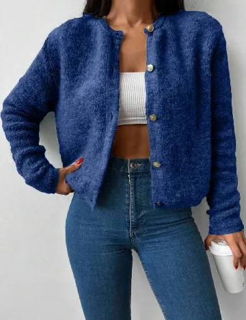 Cardigan SHEIN, albastru