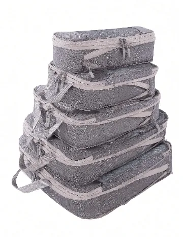 Set genti pentru depozitare 5 bucati SHEIN, gri