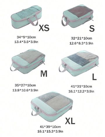 Set genti pentru depozitare 5 bucati SHEIN, gri