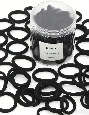 Set elastice de par SHEIN, negru