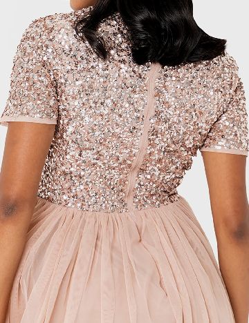 Rochie lunga Maya Deluxe, maro