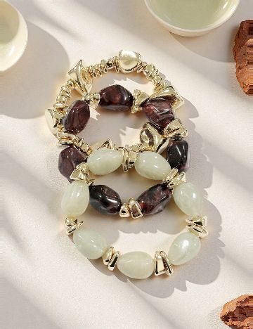 Set Bratari 3 bucati SHEIN, mix culori