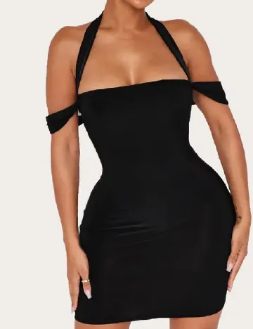 Rochie scurta PrettyLittleThing, negru