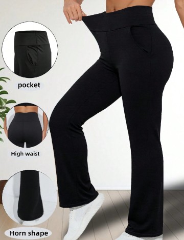 Pantaloni SHEIN, negru