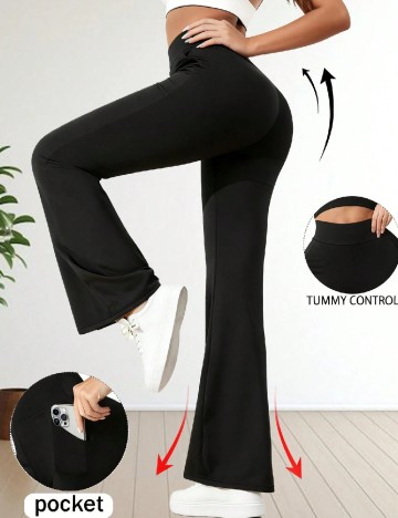 Pantaloni SHEIN, negru