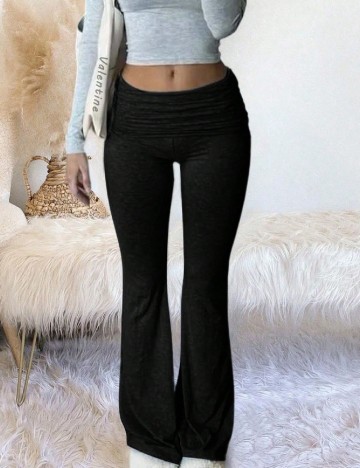 Pantaloni Shein Kids, negru